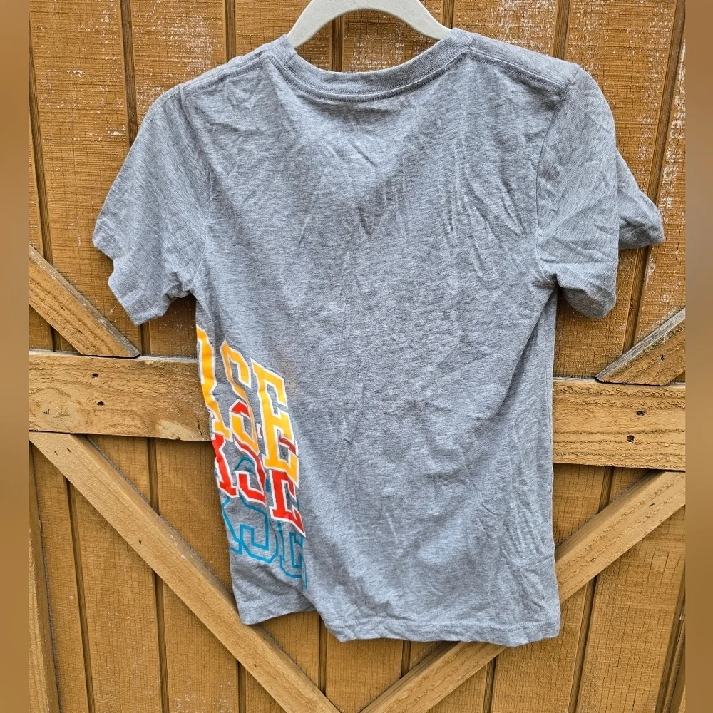 Converse Kids Gray T-Shirt with Colorful Print